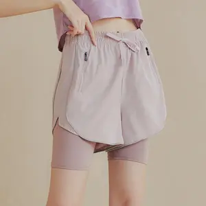 Anti-exposure Badminton Shorts for Women Breathable Quick-drying Fitness Pants for Summer Riding Five-point Pants