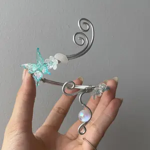 Summer Fairy Arm Cuff – Handmade Butterfly Jewelry - Lightweight Summer Accessory
