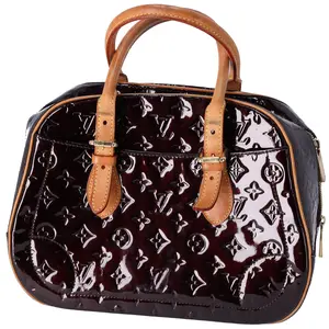 Pre-owned Louis Vuitton Leather Tote Bags Summit Drive Handbag Burgundy Monogram M93516 Amarante Burgundy Patent Leather