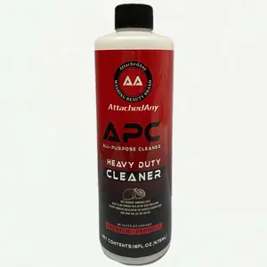 AttachedAny Multi-Purpose APC Degreaser 16oz/4L Powerful Dissolves Tire Stains, Deeply Cleans Wheels, Removes Stubborn Stain Deposits, Restores Wheel Original Luster, Suitable for Auto Motorcycle Modified Car Maintenance Tools Car Care