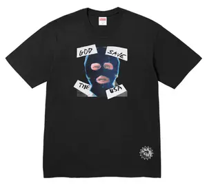 Supreme God Save Us Tee Black - M, L, XL