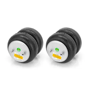 2 pack of TORQUE Double Convoluted Air Spring Bag (Replaces Firestone 6944, W01-358-6944, Goodyear 2B9-252) (2 x TR6944)