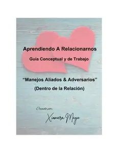 Aprendiendo a Relacionarnos cuaderno físico de trabajo y guía de estudio