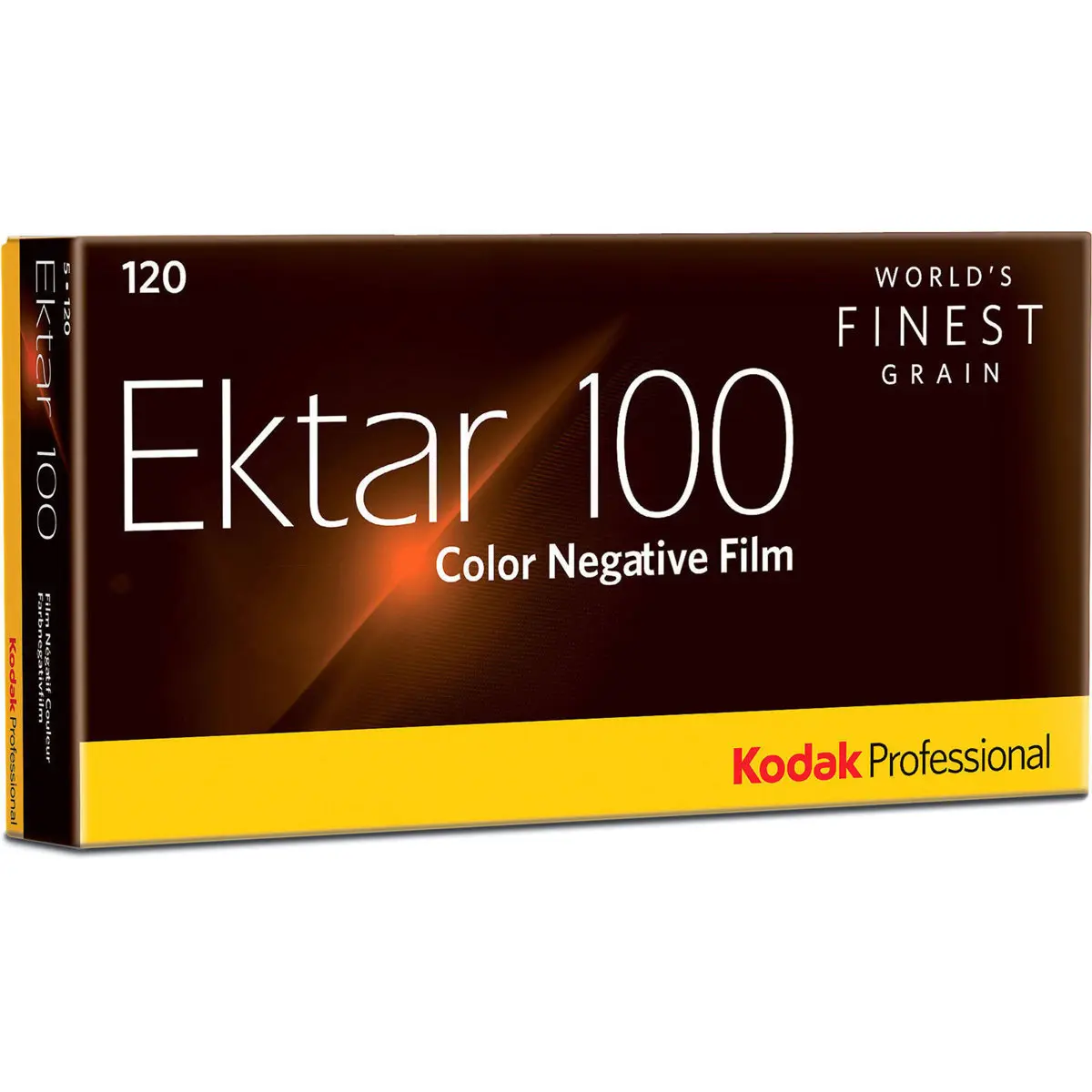 Kodak Professional Ektar Color Negative Film ISO 100, 120 Size, Propack of 5,