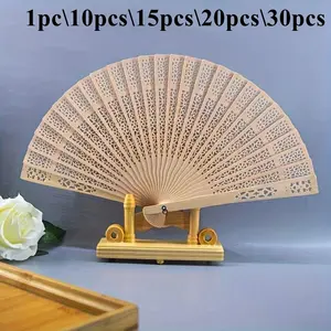 Wedding Bride Hand Fan, Bamboo Foldable Fan, Portable Party Wedding Anniversary Supplies, Bridesmaid Handheld Fan Gift, Decorative Wedding Fan