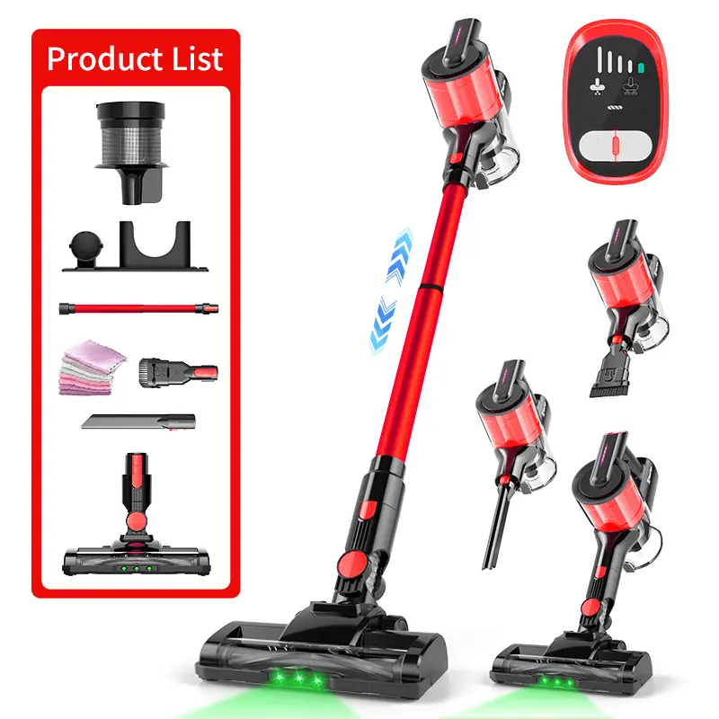 Hearten Cordless Vacuum Cleaner-CR208 Lightweight Stick Vacuum