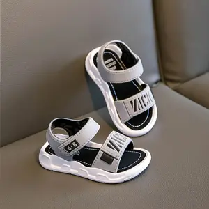[Boys' Summer Sandals] Soft-Soled Non-Slip Summer Sandals for Boys - Casual Beach Shoes for Older Kids