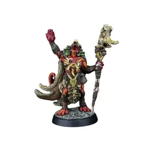 Artistic Dragon Vault Dragonfolk Shaman 3D Resin Miniatures, Paintable Tabletop RPG Figures, Fantasy Dungeon DnD Collectibles, Home Decor Statues & Figurines