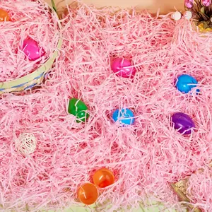 Colorful Raffia Grass Filler for DIY Gift Boxes, Perfect for Valentine's Day Candy Boxes, Halloween, Christmas Gifts, Birthday Wedding Decorations, Gift Box Design, Gift Wrapping Supplies, Creative Gift Packaging