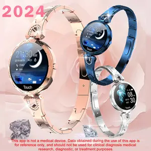 Smart Watch for Women with Wireless Call, 1.09'' DIY Full Touchscreen Fitness Tracker with 7 Sport Modes Calorie Tracker Phone Call Smartwatch iPhone Android