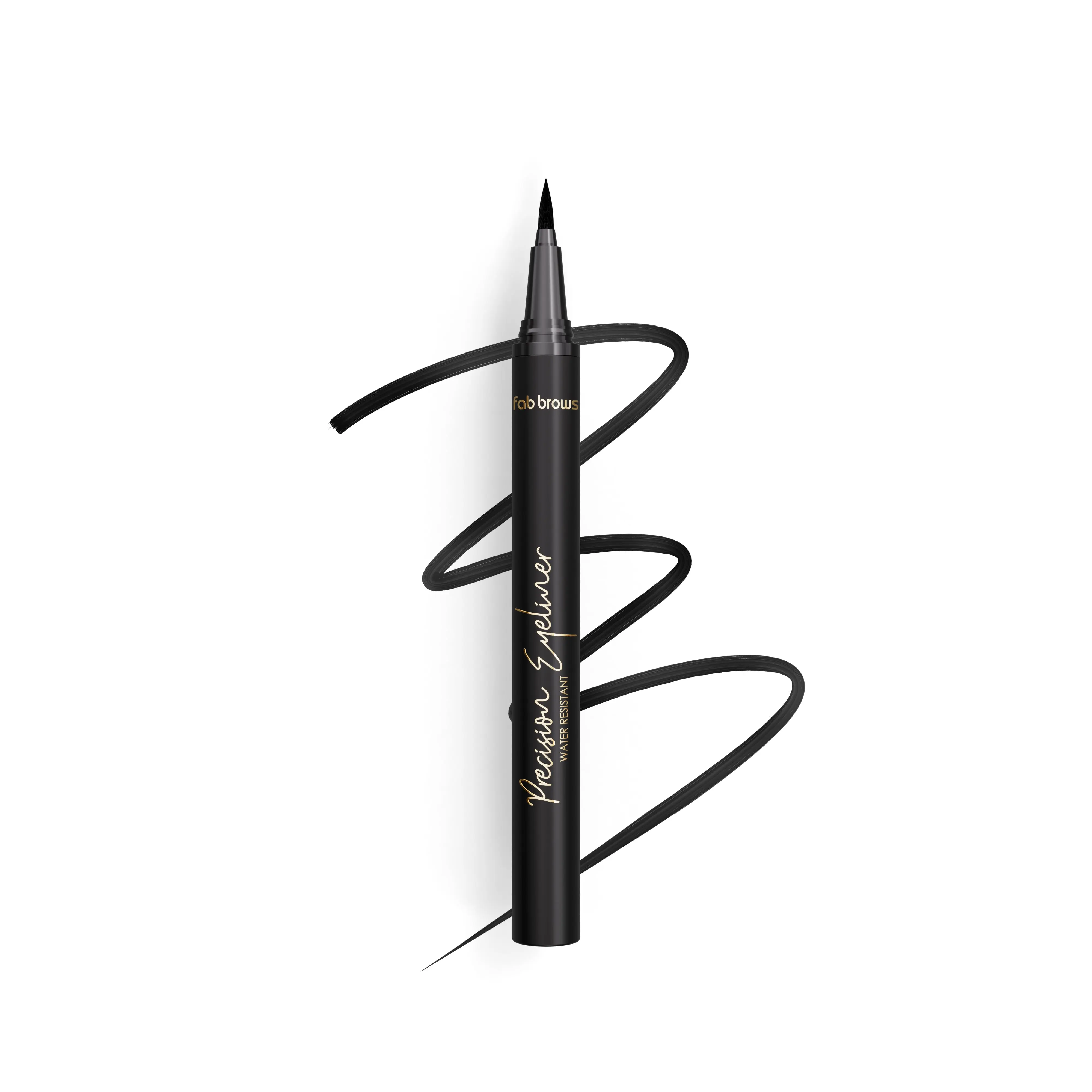 Fab Brows Fab Precision Eyeliner - Black Lipliner for Makeup Application