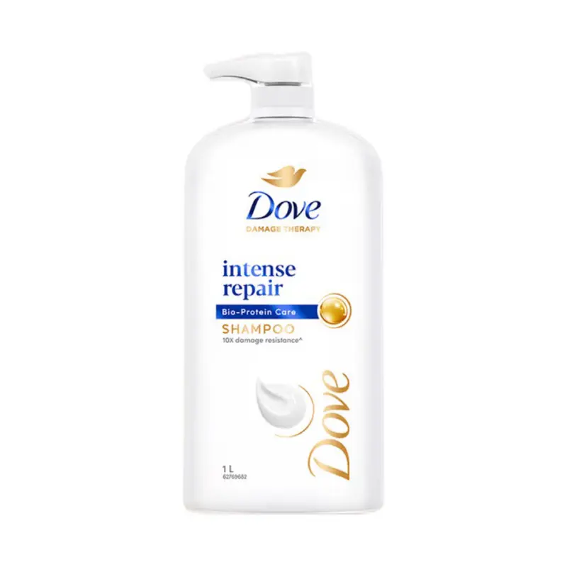 Dove Intense Repair Shampoo for Dry & Damaged Hair 1000ml - 100% Damage Relief