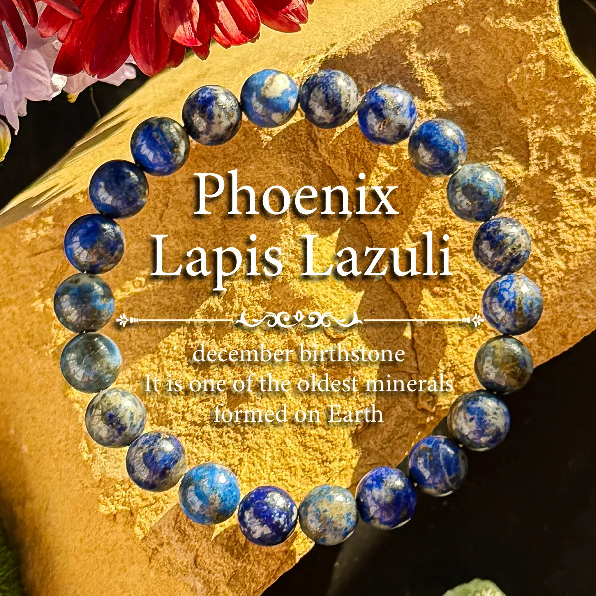 Lapis Lazuli Beaded Bracelet for Couples, Exquisite Stretch Design for Spiritual Healing, Protection & Emotional Relief Gift, Exquisite Bracelet