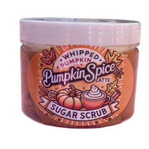 Pumpkin Spice Latte Sugar Scrub- (Moisturizer & Skincare) Exfoliant Skin Repair Moisturizing Relaxing Body Care