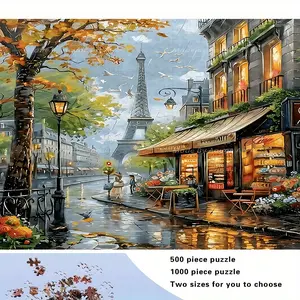 S&H 500/1000 Piece Adult Puzzle, High Quality, Stress Relief Fun Family Game, Suitable for Birthdays, Christmas, Halloween, Best Gift, Deeply Loved by Puzzle Enthusiasts