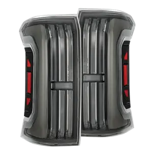 AlphaRex 24+ Toyota Tacoma NOVA-Series Prismatic LED Tail Lights Black