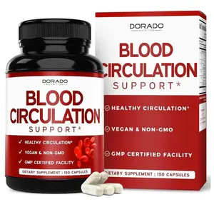 Blood Circulation Supplements with Diosmin & More (150 Capsules) Blood Flow Supplements for Men & Women - Spider & Varicose Veins for Legs Support - Vegan & Non GMO - 3rd Party Tested - USA Made