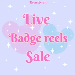 Premade badge reel set