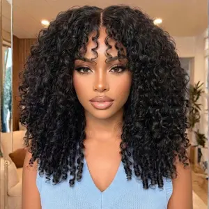 Burmese Curl 13x4 Lace Front Human Hair Wig Glueless Adjustable Cap Easy for Beginners Full Volume Natural Edges Quick Styling Memorial Day