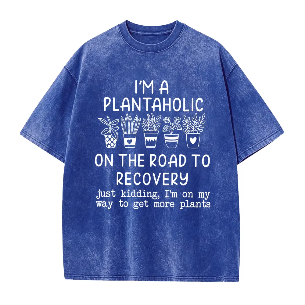 Washed T-shirt-Blue