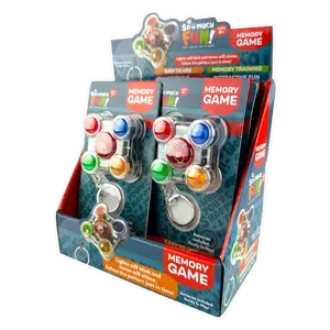 Memory Game Keychain - 6 Pieces Per Retail Ready Display 25936