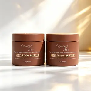 Crowned Skin King 150ml Men Daily Body Butter, Classic Fragrance & Pheromone Infused, Deep Hydration for Dry Skin, Long-Lasting All-Day Fragrance