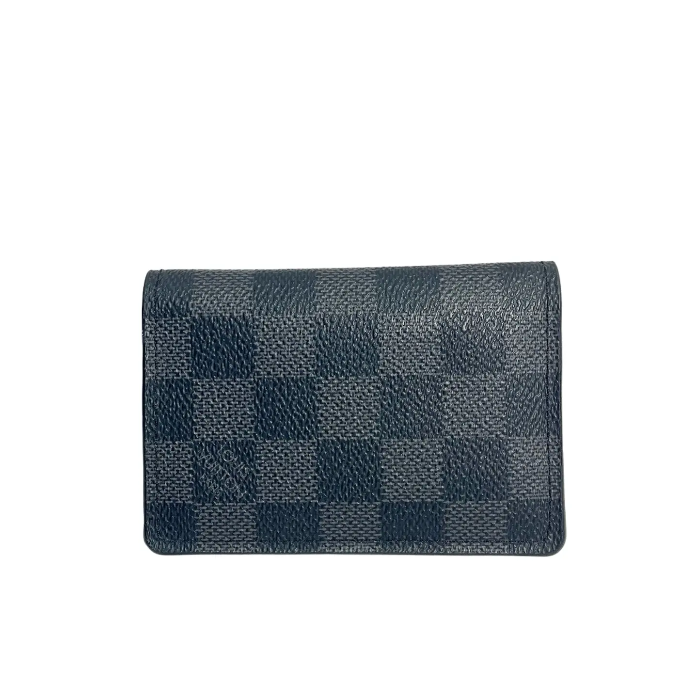 Pre-owned canvas wallet Louis Vuitton Pocket Organizer in Damier Cobalt Canvas