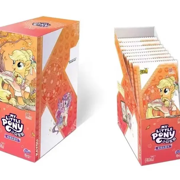 Official Kayou Brand My Little Pony Moon Box Generation 7 CCG Collector Box, Chinese Gaming Trading Card Set with Wide Pony Card Variety for Hobby Enthusiasts