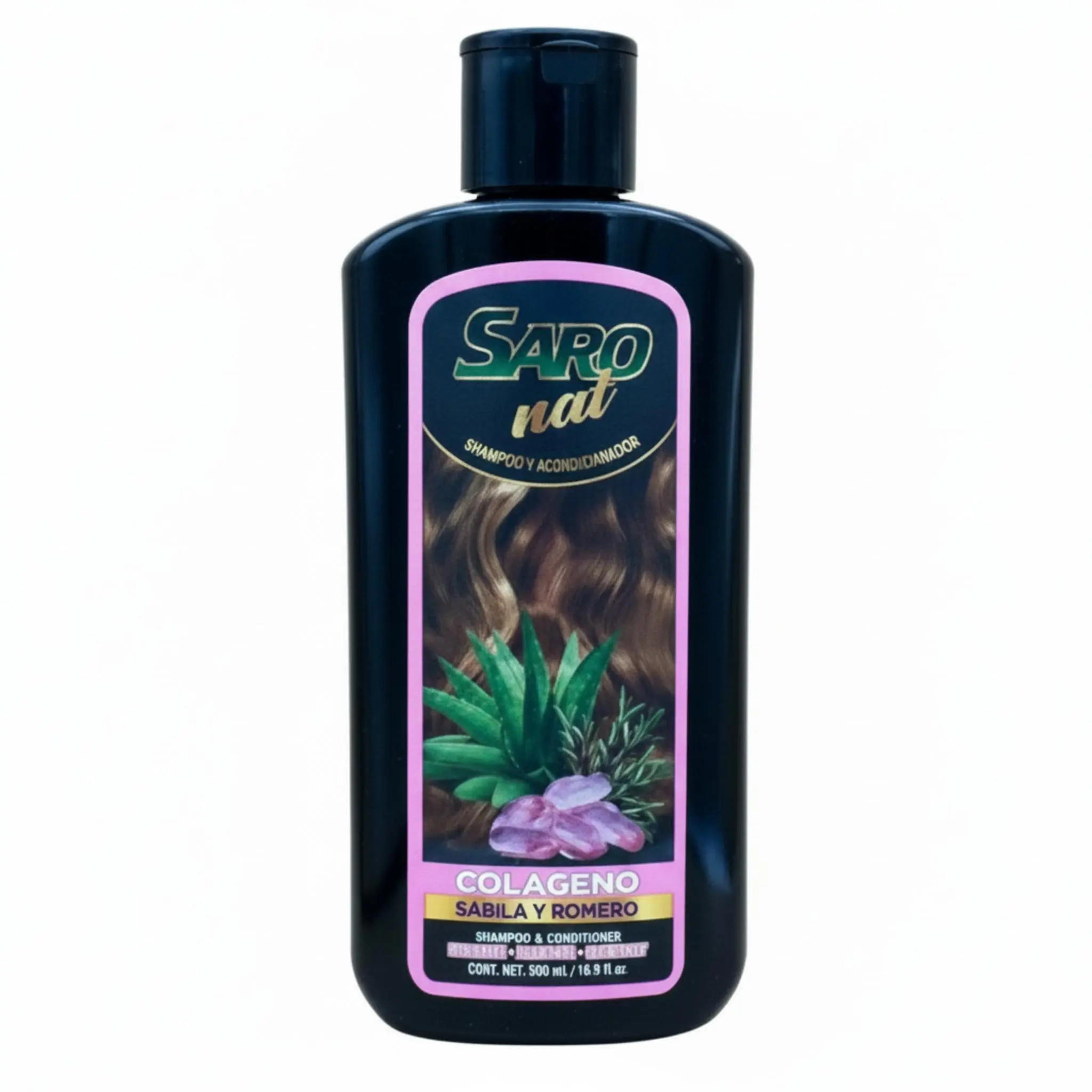 Saronat Shampoo 2 en 1 Colageno 500ml