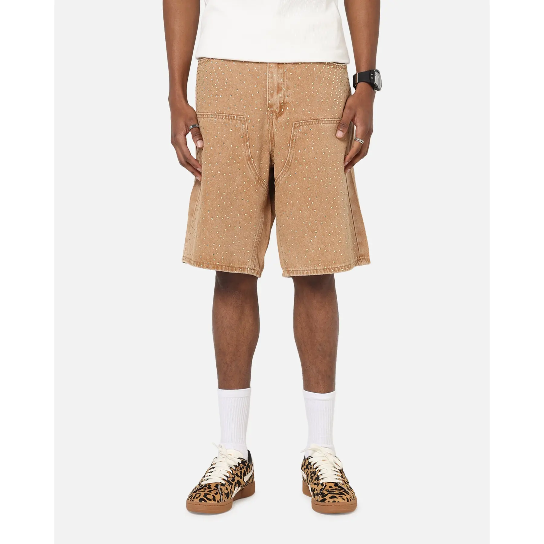 XXIII Diamond Buckle Back Jorts Vintage Sand