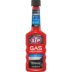 6x STP Gas Treatment - Engine Fuel System Cleaner Additive Performance Booster Emissions Reducer Improves Mileage Combustion Efficiency Automotive Vehicle Maintenance Liquid Care Bundle Bulk Wholesale Multi Pack Fluid 5.25oz 6ct