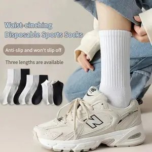 Disposable Spring Autumn Unisex Student Sports Socks, Breathable Sweat Absorbing Anti-Odor, Wholesale Men's Socks