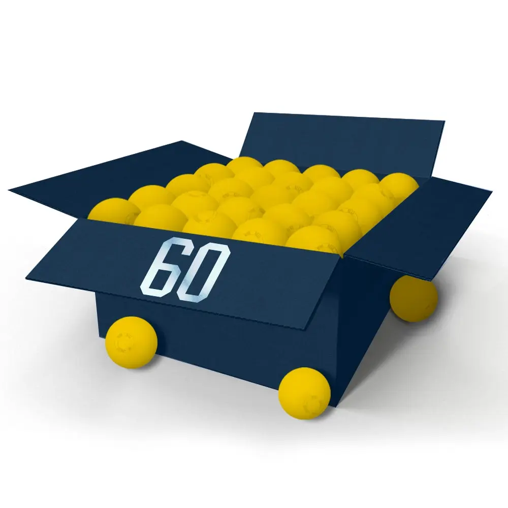 Champro 60 Yellow Lacrosse Balls - Meets NOCSAE Standard SEI