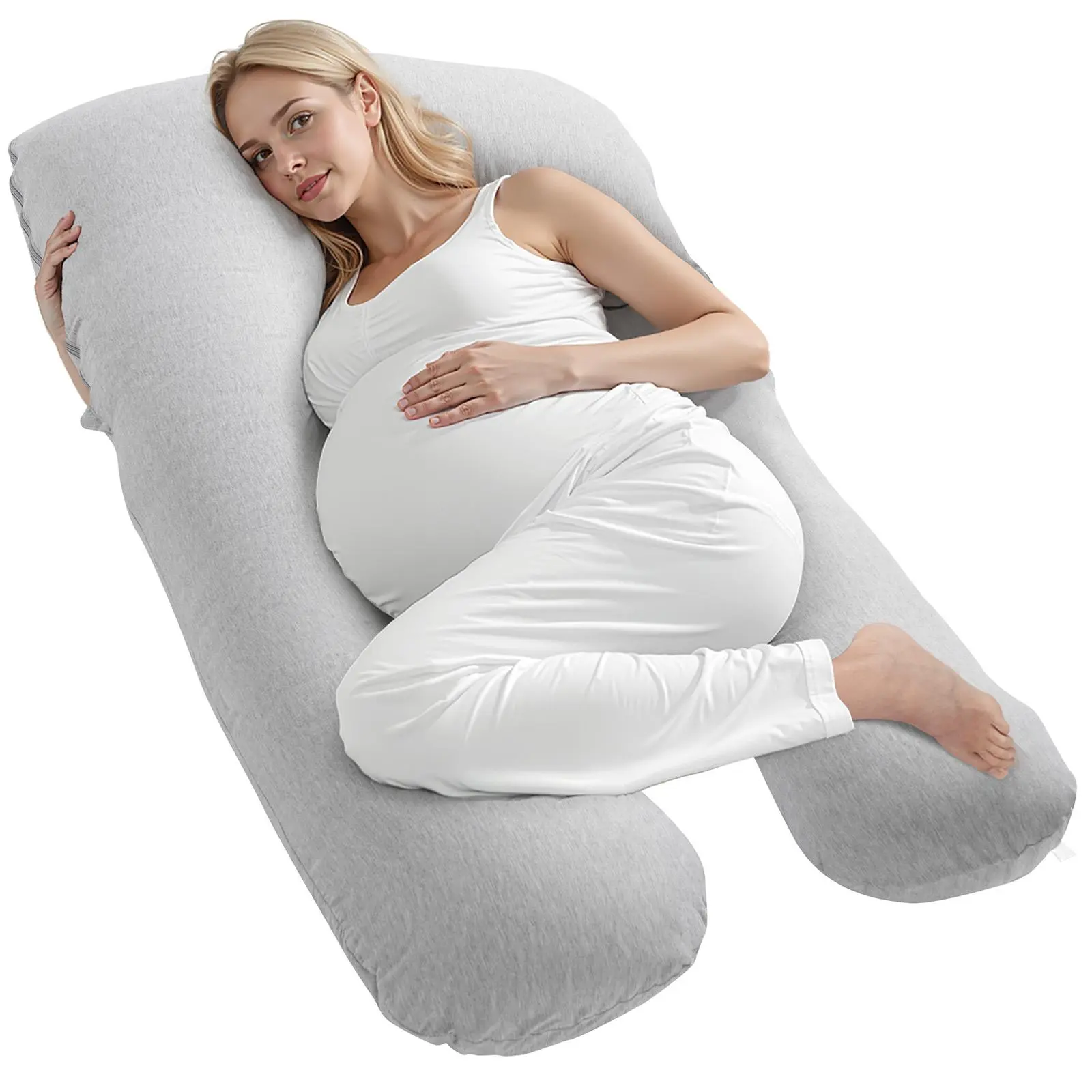 VEVOR Pregnancy Pillow U-Shaped Full Body Maternity Pillow Ultra-Soft and Breathable VEVOR Pregnancy Pillow U-Shaped Full Body Maternity Pillow Ultra-Soft and Breathable
