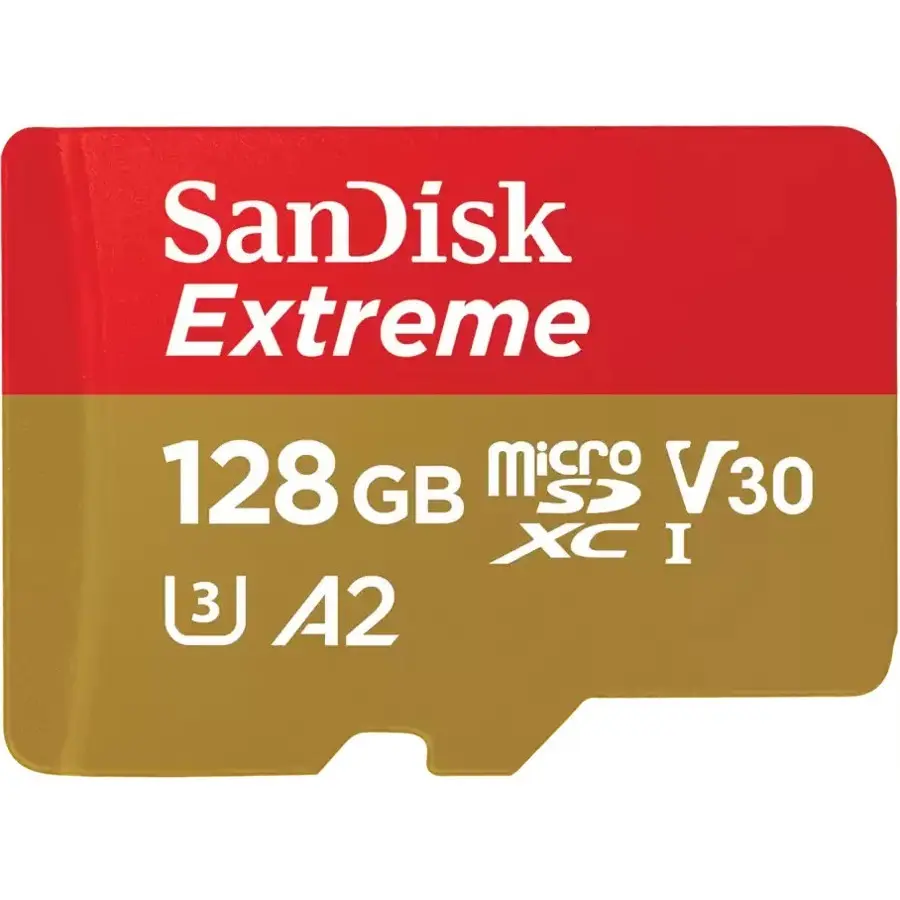 SanDisk Extreme 128 GB Class 3/UHS-I U3 V30 microSDXC