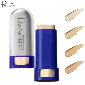 Foundation Stick with Roller – 24-Hour Wear, Natural Coverage, Covers Acne, Dark Spots, Evens Skin Tone & Blurs Blemishes for Flawless Makeup