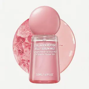 Collagen Peptides Jelly Serum Mist | Hydrating Face Mist, Plumping, Anti-Aging Face Spray, Sprayable Hydrogel, Travel Essentials & Self Care Gifts for Women