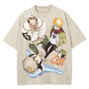 Anime Bleach Funny Cute Shirt - Oversized Anime Vintage Washed shirt , Ichigo , Rukia , Gift for her , gift for him , gift for anime fan Bleach anime merchandise, perfect for anime fans Tshirt Streetwear