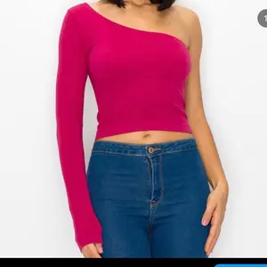 Magenta Top one shoulder