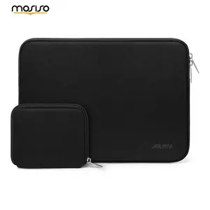 MOSISO 13.3" Laptop Sleeve Case Soft Neoprene Bag with Mini Pouch Slim Lightweight Protective Cover for MacBook Air/Pro HP Dell ASUS Lenovo Black