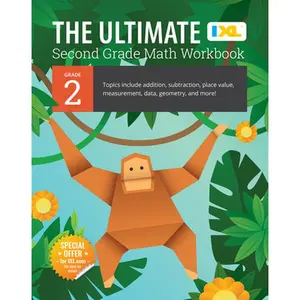 The Ultimate Grade 2 Math Workbook: Multi-Digit Addition, Subtraction, Place Value, Measurement, Data, Geometry, Perimeter, Counting Money, and Time f -- IXL Learning, Paperback