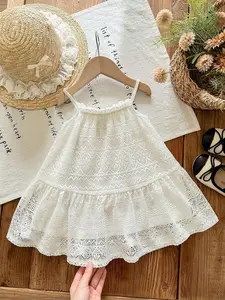 Tomattis Baby Girl Knitted Fitted Casual Camisole Dress