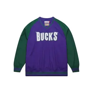 Mitchell & Ness HWC '93 Courts Milwaukee Bucks Windbreaker Pullover