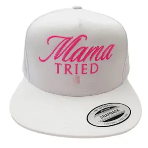Mama tried pink mesh SnapBack trucker hat