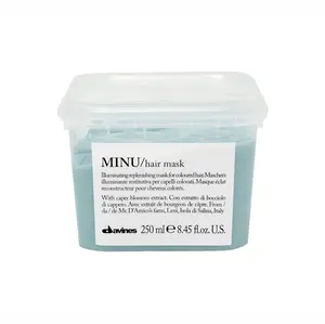 Davines Minu Hair Mask 8oz - Illuminating Replenishing Formula for Colored Hair Soft Silky Texture 250ml