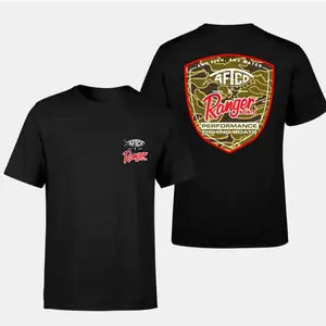 Ranger Boats Performance Fishing Tee, AFTCO Camo Graphic Shirt, Soft Cotton Blend, Outdoor Lifestyle Apparel, Fishing Enthusiast Gift