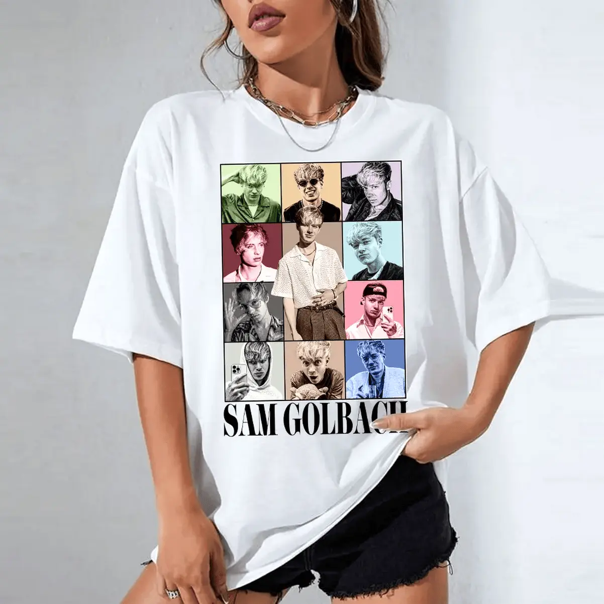 Samm Golbachh Erass Tour Tshirt Sweatshirt Hoodie Hot Youtuber Merch Hoodied Cotton Hoodie All Fit
