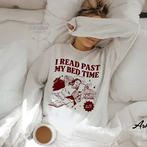 Book Club Shirt, Late night reader Book Club sweater, One more chapter, Book Lover hoodie, Retro Reader Smut Slut Bookish Gift Romance 2YJRX