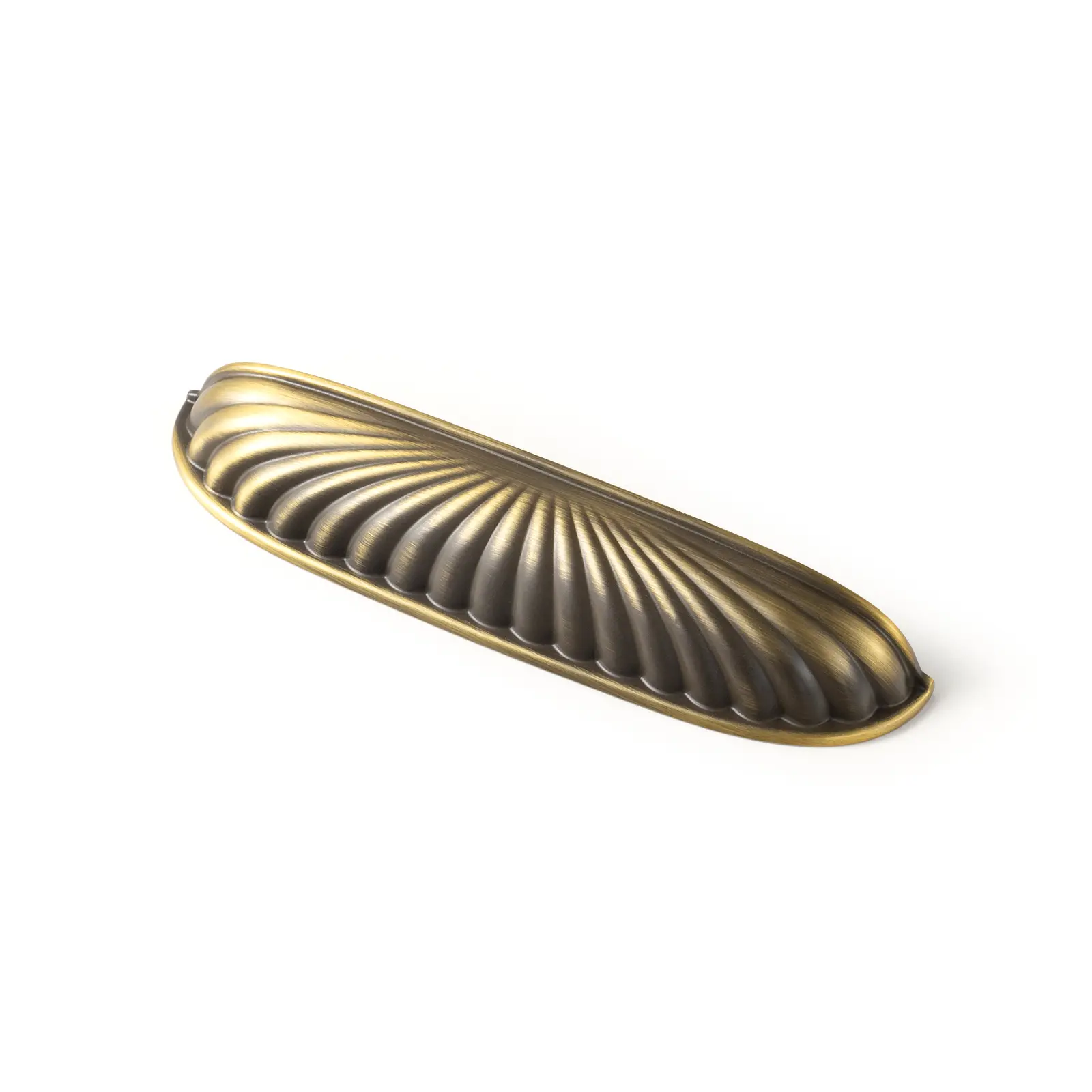 Goo-Ki Brushed Bronze Finish Cup Pulls - Luxury Zinc Alloy Hardware for Kitchen Drawers, Cabinet Door Pulls