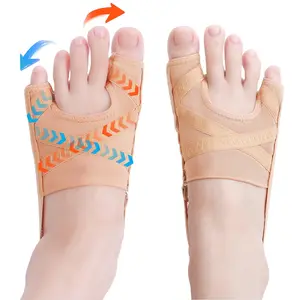 Toe-separating corrective socks, toe-separating corrective device, unisex toe-separating set, adjustable, breathable, elasticated toe-separating socks that can be worn with shoes, toe-separating corrective socks for the big and little toes